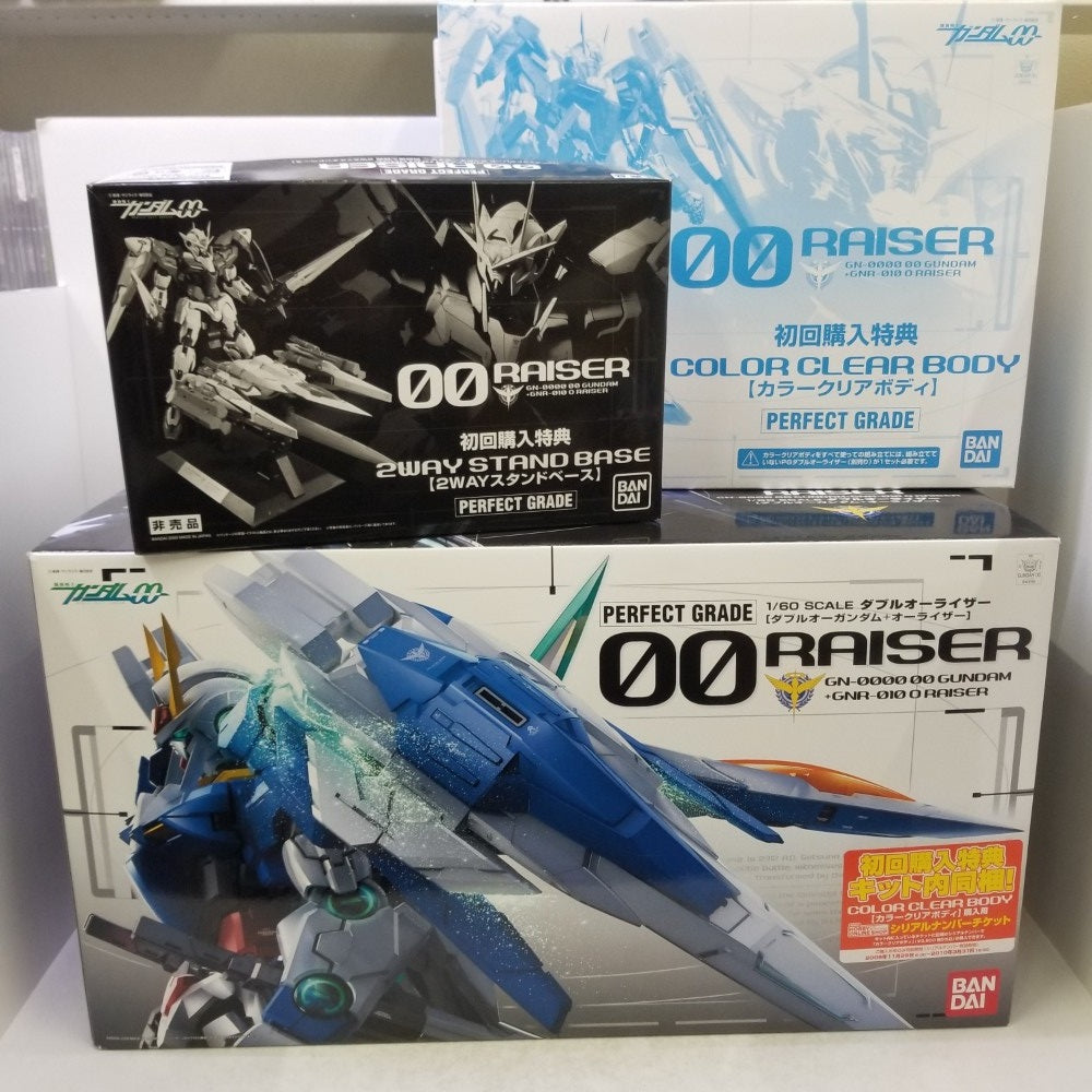 中古】【未組立】【初回購入特典付き】PG 1/60 ダブルオーライザー
