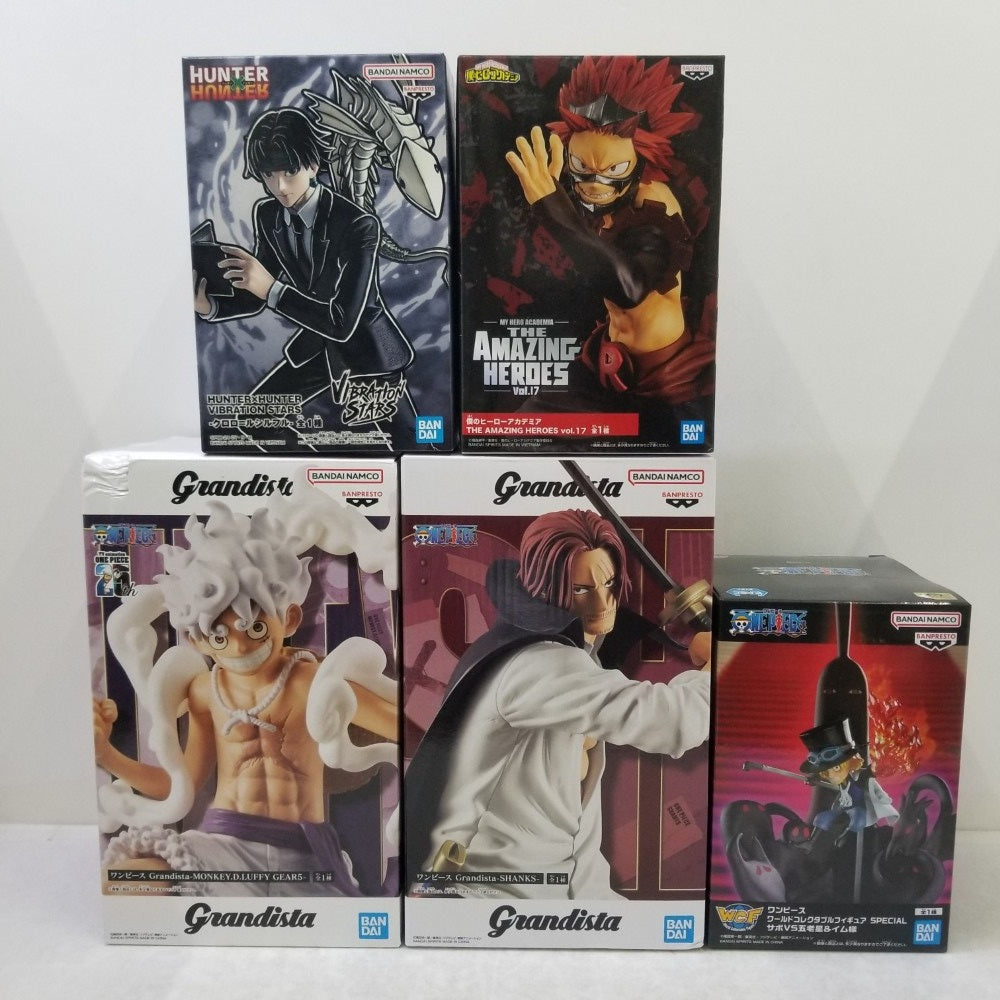 中古】【未開封】【5種セット】モンキー・D・ルフィ/シャンクス/サボ