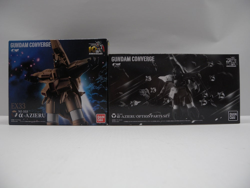 中古】【2点セット】FW GUNDAM CONVERGE α・アジール オプション