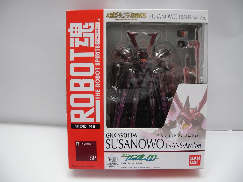 【中古】【開封品】ROBOT魂＜SIDE MS＞ GNX-Y901 TW スサノオ(トランザムVer.) 「機動戦士ガンダム00(ダブルオー)」  魂ウェブ商店限定＜フィギュア＞（代引き不可）6587