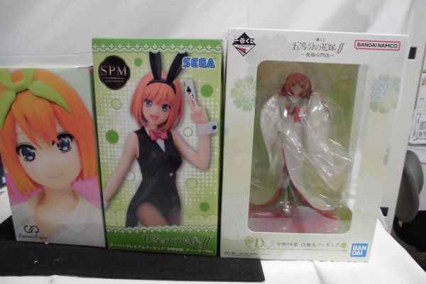 【中古】【未開封】【セット】五等分の花嫁　中野四葉フィギュア　祝福の門出　白無垢フィギュア　彼シャツ　SPM　ディーラー　 3体セット＜フィギュア＞（代引き不可）6597