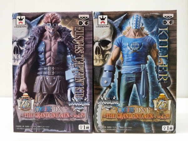 中古】【開封品】【２体セット】ユースタス・“キャプテン”キッド 「ワンピース」 DXF〜THE GRANDLINE MEN〜vol.19＆