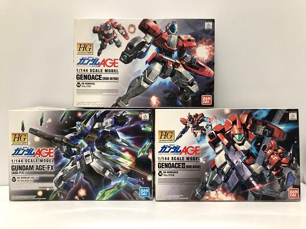 中古】【未組立】【セット】「機動戦士ガンダムAGE」HG 1/144