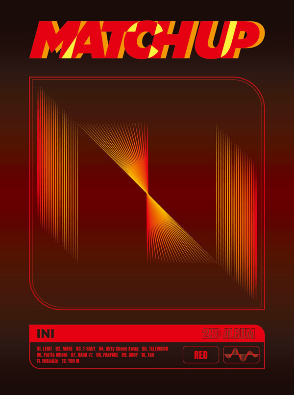 【先着特典】INI／MATCH UP＜CD+DVD＞（RED Ver.)［Z-15126］20240214