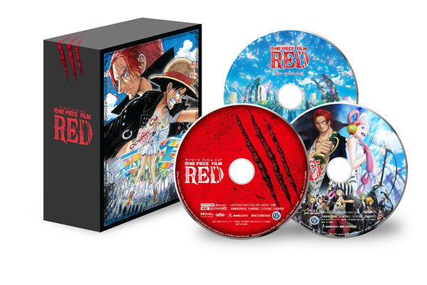 【オリジナル特典・先着特典】アニメ／ONE PIECE FILM RED デラックス・リミテッド・エディション ３層アクリルボード付限定版＜4K UHD+Blu-ray+DVD+グッズ＞（初回生産限定バンドル版)［Z-14173・14174］20230614