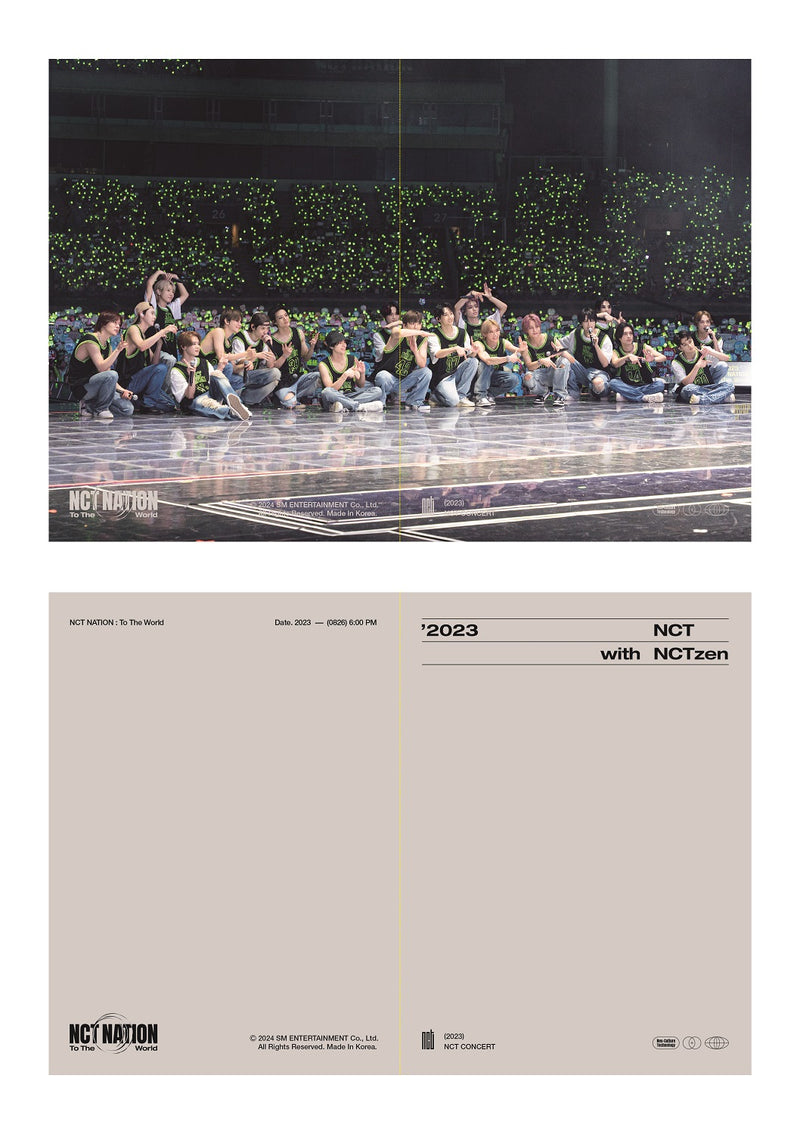 【先着特典】V.A.／2023 NCT CONCERT – NCT NATION：To The World in INCHEON（Blu-ray）＜3Blu-ray＞［Z-15537］20240731