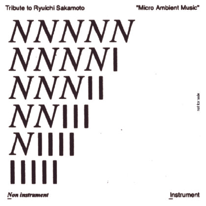 【先着特典】V.A.／Tribute to Ryuichi Sakamoto ”Micro Ambient Music” Vol. 4＜LP＞［Z-15619］20241127