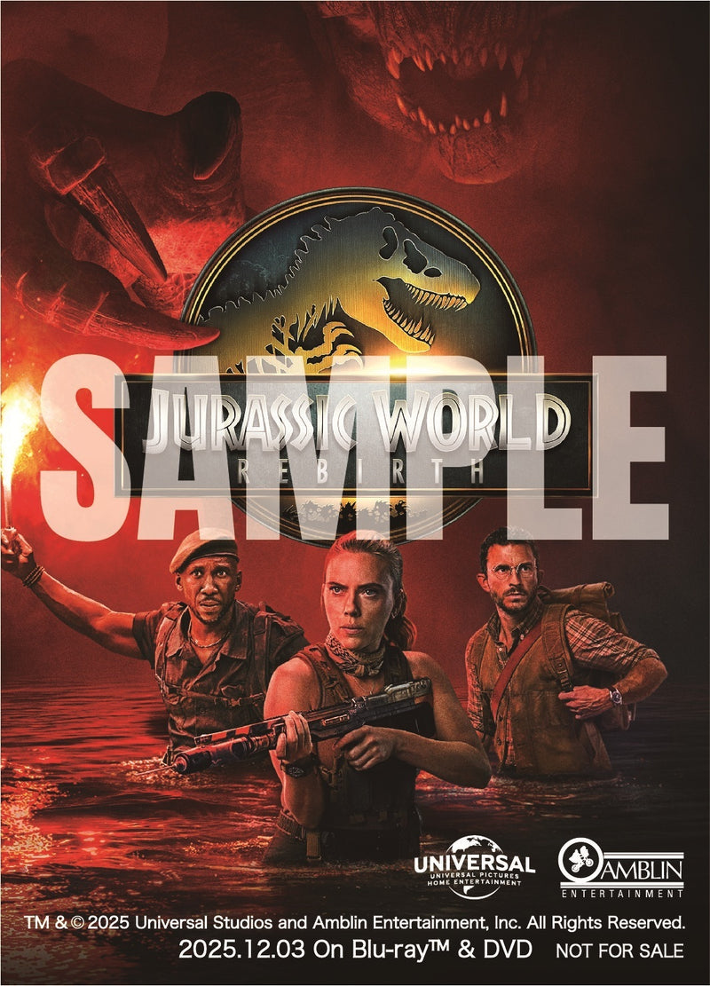 【オリジナル特典】スカーレット・ヨハンソン／ジュラシック・ワールド／復活の大地　ブルーレイ ＋ DVD セット＜Blu-ray+DVD＞［Z-16879］20251203