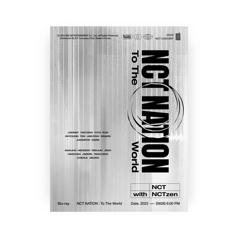 【先着特典】V.A.／2023 NCT CONCERT – NCT NATION：To The World in INCHEON（Blu-ray）＜3Blu-ray＞［Z-15537］20240731