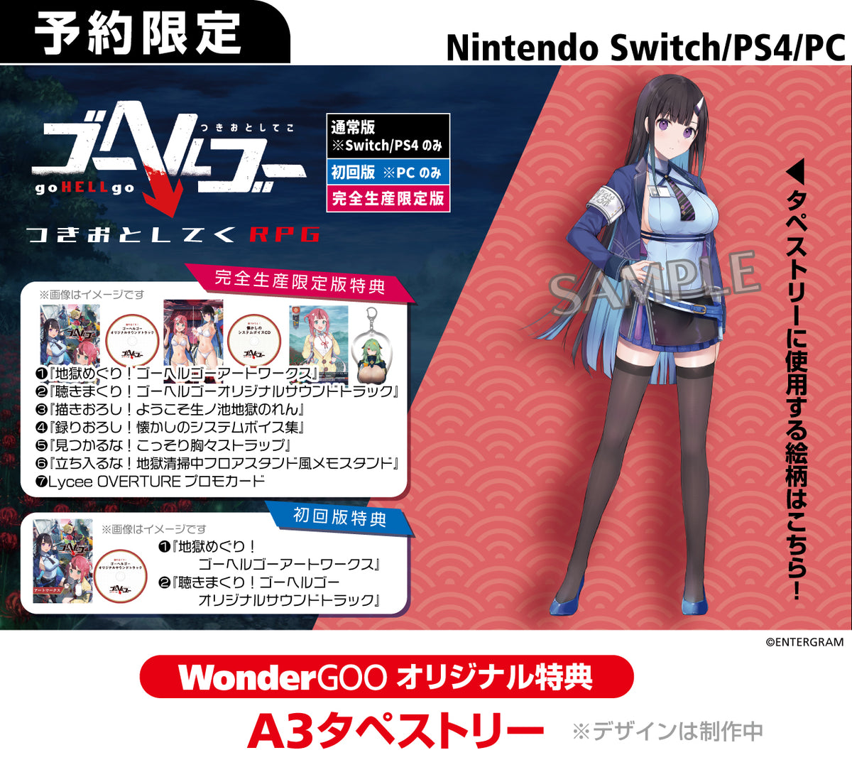 【オリ特付】ｵﾘ特・限/ゴーヘルゴー つきおとしてこ 完全生産限定版 ｵﾘｼﾞﾅﾙ特典付き＜Switch＞20240829