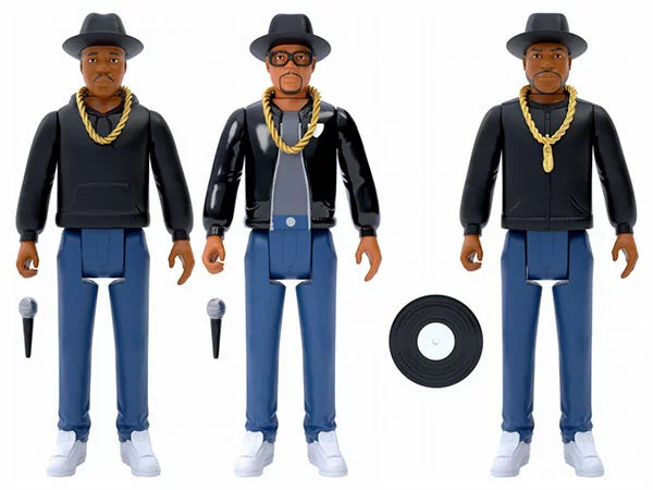 【中古】【未開封品】リ・アクション/ RUN DMC 3種セット[スーパー7]＜フィギュア＞（代引き不可）6355