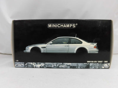 【中古】【開封品】1/18 BMW M3 GT-R ストリート 2001(シルバー) [100012100]＜コレクターズアイテム＞（...