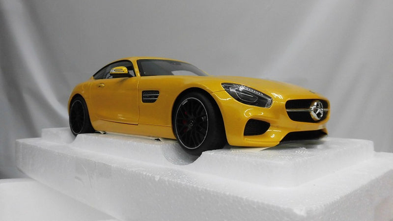 【中古】【開封品】1/18 メルセデス・AMG GT S(イエロー) [76314]＜コレクターズアイテム＞（代引き不可）6355