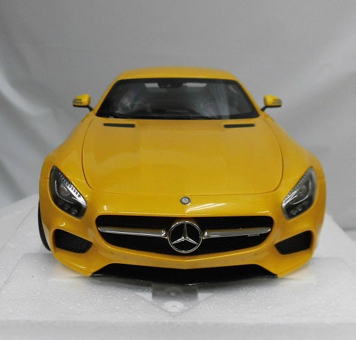 【中古】【開封品】1/18 メルセデス・AMG GT S(イエロー) [76314]＜コレクターズアイテム＞（代引き不可）6355