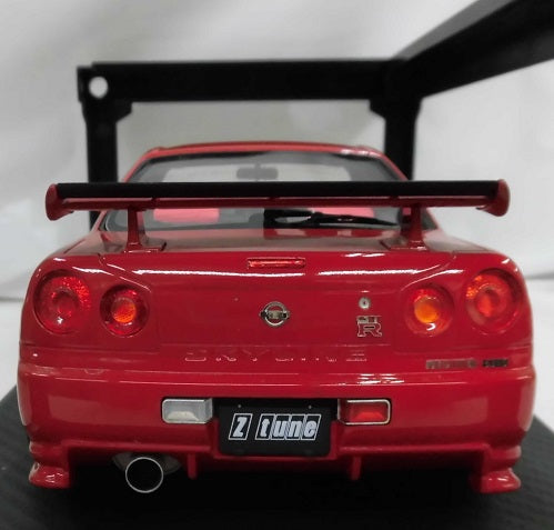 【中古】【開封品】1/18 Nismo R34 GT-R Z-tune (レッド) [IG0016]＜コレクターズアイテム＞（代引き不可）6355