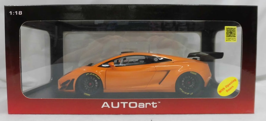 中古】【開封品】1/18 ランボルギーニ ガヤルド GT3 FL2 2013(メタリックオレンジ) [81357]＜コレクターズアイテム＞