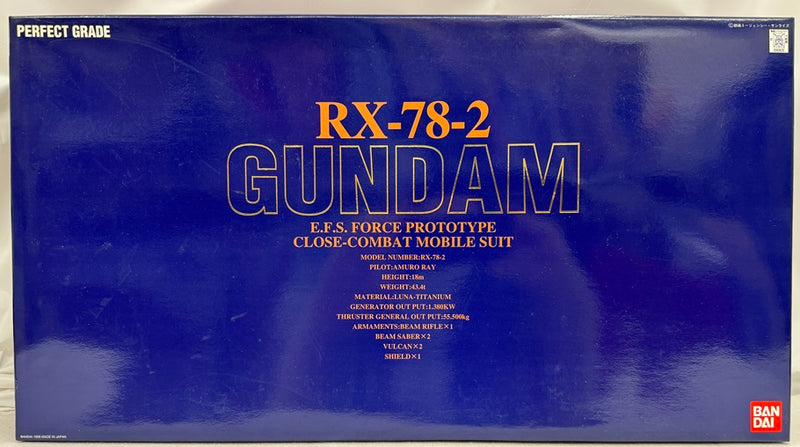 【中古】【未組立】1/60 PG RX-78-2 ガンダム 「機動戦士ガンダム」 [0060625]＜プラモデル＞（代引き不可）6355