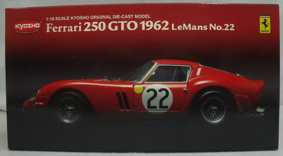 【中古】【開封品】ミニカー　1/18 Ferrari 250 GTO Le Mans 1962 #22(レッド×イエロー) [0843...