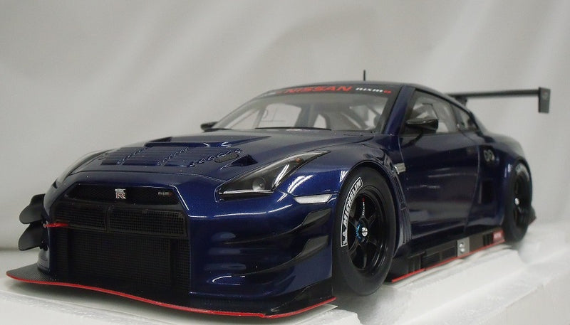 【中古】【開封品】ミニカー　1/18 日産 GT-R NISMO GT3(オーロラフレアブルー・パール) [81584]＜コレクターズアイテム＞（代引き不可）6355