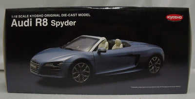 【中古】【開封品】ミニカー　1/18 AUDI R8 スパイダー FSI 5.2 クワトロ (ブルー) [K02917BL]＜コレクタ...