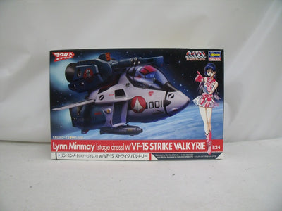 【中古】【未組立】1/24 リン・ミンメイ ステージドレス w/VF-1S ストライクバルキリー「超時空要塞マクロス」 たまごひこーき...