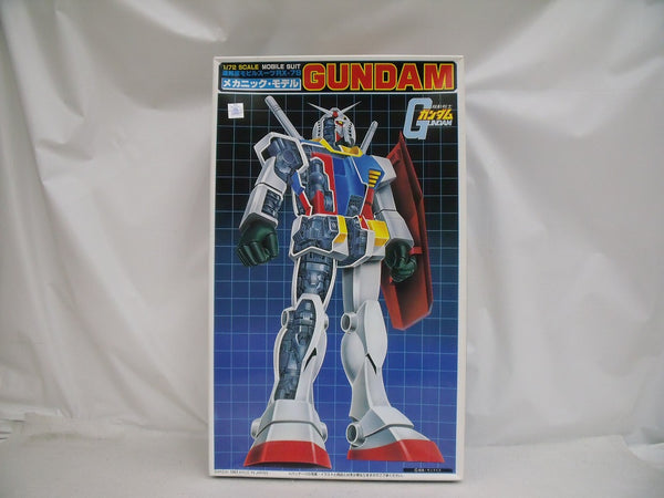 【中古】【未組立】1/72 RX-78-2 ガンダム メカニック・モデル＜プラモデル＞（代引き不可）6355