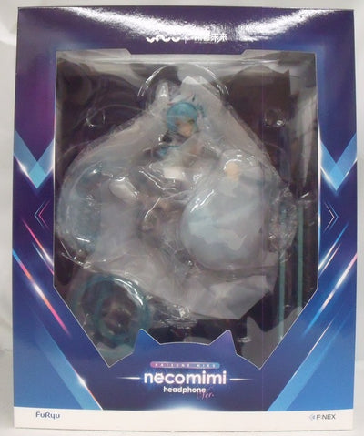 【中古】【未開封】初音ミク 猫耳ヘッドフォンVer. 「キャラクター・ボーカル・シリーズ 01 初音ミク」 1/7 塗装済み完成品 F...