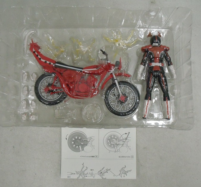 【中古】【開封品】S.H.Figuarts 仮面ライダーストロンガー＆カブトローセット 「仮面ライダーストロンガー 」 魂ウェブ商店限定＜フィギュア＞（代引き不可）6355