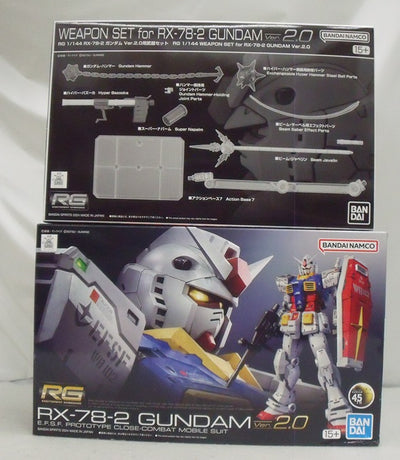 【中古】【未組立】【セット】1/144 RG RX-78-2 ガンダム Ver2.0 「機動戦士ガンダム」＆1/144 RG RX-7...