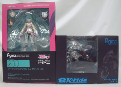 【中古】【開封品】【セット】figma レーシングミク2013 EV MIRAI ver. 「キャラクター・ボーカル・シリーズ 01 ...