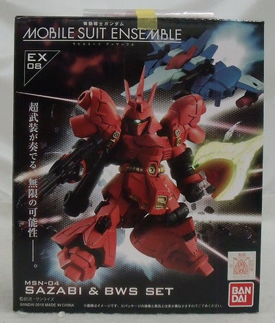 【中古】【未開封品】機動戦士ガンダム MOBILE SUIT ENSEMBLE EX08 サザビー＆BWSセット プレミアムバンダイ限...