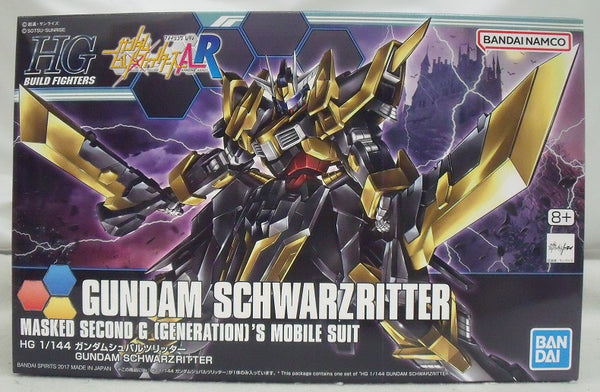 【中古】【未組立】1/144 HGBF NK-13S ガンダムシュバルツリッター 「ガンダムビルドファイターズA-R」 シリーズNo.055＜プラモデル＞（代引き不可）6355