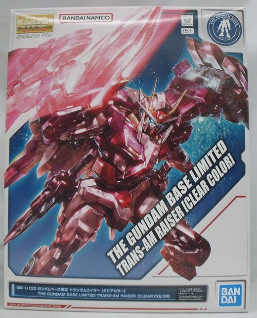 【中古】【未組立】1/100 MG GN-0000+GNR-010 トランザムライザー クリアカラー 「機動戦士ガンダム00(ダブルオー)」 ガンダムベース限定[5063204]＜プラモデル＞（代引き不可）6355