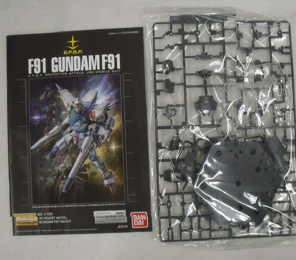 【中古】【未組立】1/100 MG F91 ガンダムF91 Ver.2.0 「機動戦士ガンダムF91」[0225751]＜プラモデル＞（代引き不可）6355