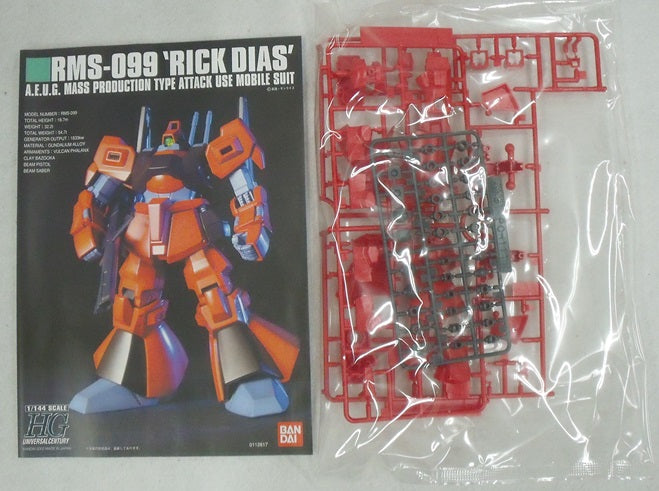 【中古】【未組立】1/144 HGUC RMS-099 リックディアス(クワトロ・バジーナカラー) 「機動戦士Zガンダム」＜プラモデル＞（代引き不可）6355