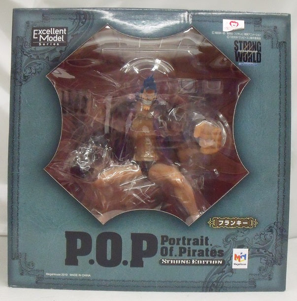 【中古】【未開封】フランキー「ワンピースシリーズ STRONG EDITION」エクセレントモデル Portrait.Of.Pirates＜フィギュア＞（代引き不可）6355