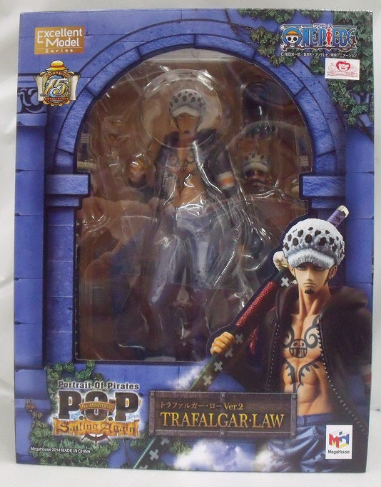 【中古】【未開封】トラファルガー・ローVer.2 「ワンピース」 Portrait.Of.Pirates ワンピース“Sailing Again”＜フィギュア＞（代引き不可）6355