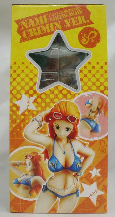 【中古】【開封品】ナミ Crimin Ver.＆ガイドブック 「ワンピース」 エクセレントモデルLIMITED Portrait.Of.Pirates Sailing Again ONE PIECE P.O.P公式ガイドブックPOPs!フィギュア付き限定版＜フィギュア＞（代引き不可）6355