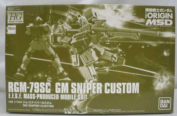 【中古】【未組立品】1/144 HG RGM-79SC ジム・スナイパーカスタム 「機動戦士ガンダム THE ORIGIN MSD」 プレミアムバンダイ限定 [0229975]＜プラモデル＞（代引き不可）6355