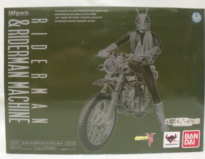 【中古】【開封品】S.H.Figuarts ライダーマン＆ライダーマンマシンセット 「仮面ライダーV3」 魂ウェブ商店限定＜フィギュア...