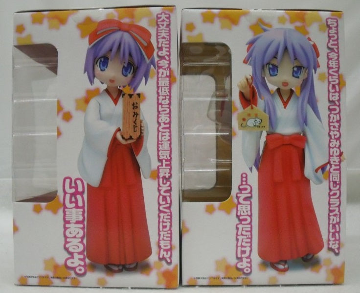 【中古】【未開封】【セット】柊かがみ ＆ 柊つかさ 「らき☆すた」 Dream Tech PVC塗装済み完成品＜フィギュア＞（代引き不可）6355