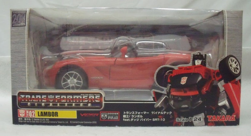【中古】【開封品】BT02 ランボル feat.ダッジ バイパー SRT-10 「トランスフォーマー バイナルテック」＜フィギュア＞（代引き不可）6355
