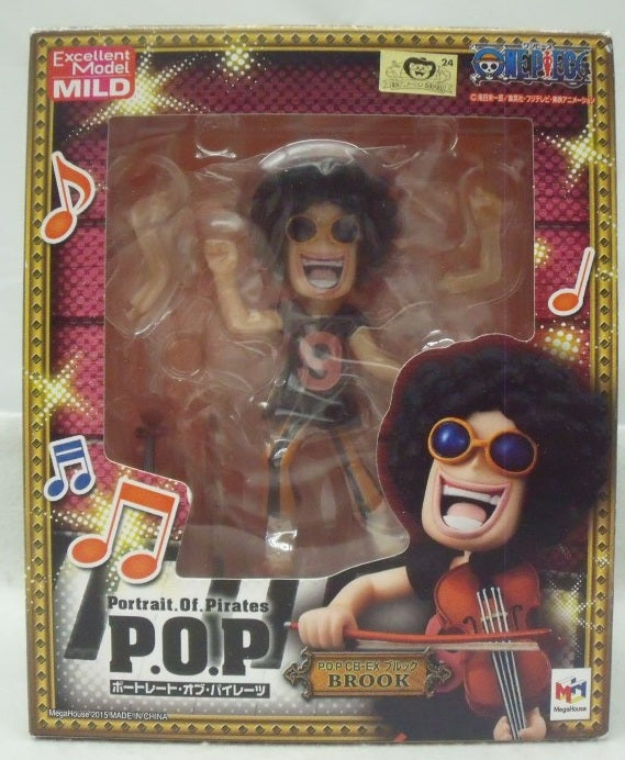 【中古】【未開封】ブルック 「ワンピース」 エクセレントモデルMILDシリーズ Portrait.Of.Pirates ワンピース CB-EX＜フィギュア＞（代引き不可）6355