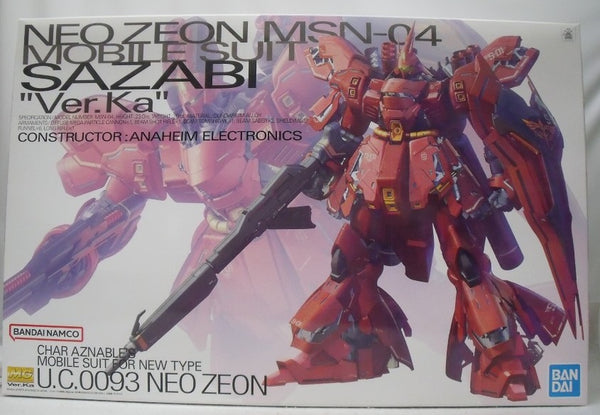 【中古】【未組立】1/100 MG MSN-04 サザビー Ver.Ka 「機動戦士ガンダム 逆襲のシャア」 [5055457]＜プラモデル＞（代引き不可）6355