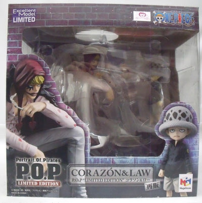 【中古】【開封品】コラソン＆トラファルガー・ロー 「ワンピース」 エクセレントモデルLIMITED Portrait.Of.Pirat...