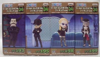 【中古】【未開封】【セット】「ワンピース」 ワールドコレクタブルフィギュアvol.24/ブルーノ/カク/カリファ/ジャブラ＜フィギュア...