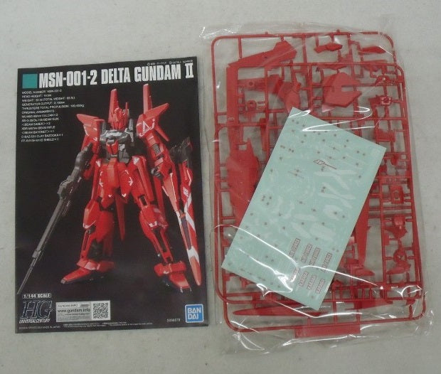 【中古】【未組立】1/144 HG MSN-001-2 デルタガンダム弐号機 「機動戦士ガンダムUC-MSV」 イベント限定＜プラモデル＞（代引き不可）6355