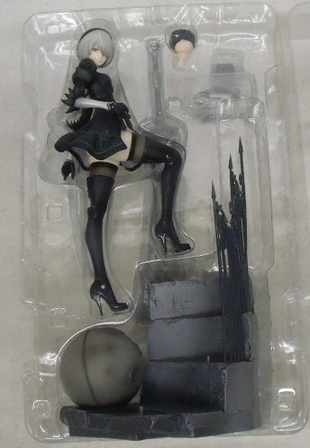 【中古】【開封品】2B (ヨルハ二号B型) -探索- 「NieR：Automata Ver1.1a」 1/7 塗装済み完成品＜フィギュア＞（代引き不可）6355