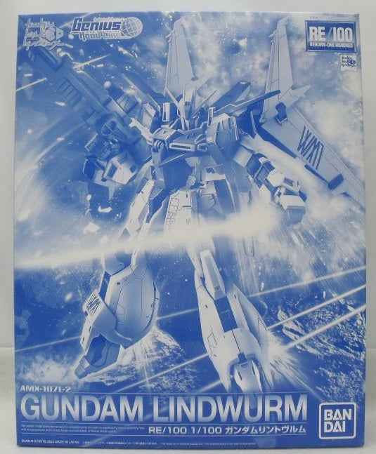【中古】【未組立】1/100 RE/100 ガンダムリントヴルム 「ガンダムビルドダイバーズ Genius Head Line」 [5063406]＜プラモデル＞（代引き不可）6355