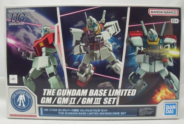 【中古】【未組立】1/144 HG ジム/ジムII/ジムIII セット 「機動戦士ガンダム」 ガンダムベース限定 [5065390]＜プラモデル＞（代引き不可）6355